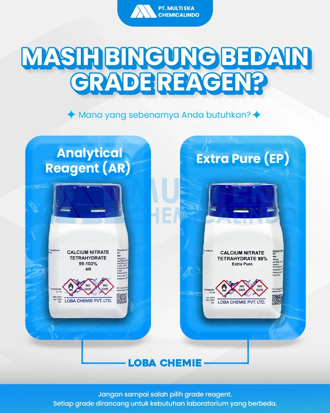 AR atau EP? Pilih sesuai kebutuhan laboratorium Anda!